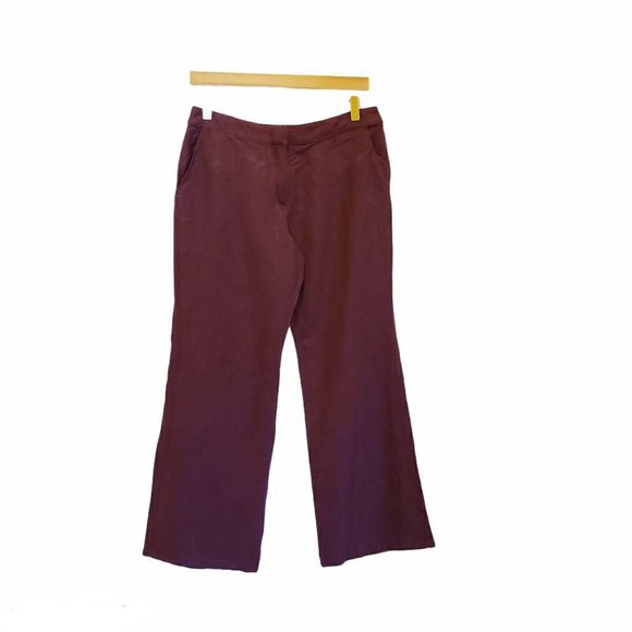 Linen Side Seamed Trousers - Picture 4 of 6